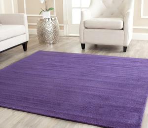 Ковер SAFAVIEH, 244 x 244 см, Himalaya Collection - Purple, ручная работа из шерсти, идеально для помещений с высокой проходимостью в гостиной, спальне (HIM610B)