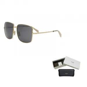 CELINE Солнцезащитные очки с квадратной оправой, Yellow