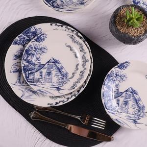 Гермия, KAR7PPT1079, набор тарелок (7 предметов), 100% ФАРФОР, 25 х 25 см Hermia Concept