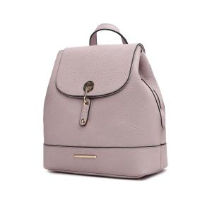 Стильный дорожный рюкзак-сумка из веганской кожи Laura для женщин от Mia K MKF Collection By Mia K., розовый