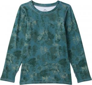 Элитная замшевая кофта с круглым вырезом и принтом Hot Chillys Kids, Swamp Camo