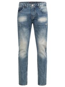 Узкие джинсы Indumentum, синий