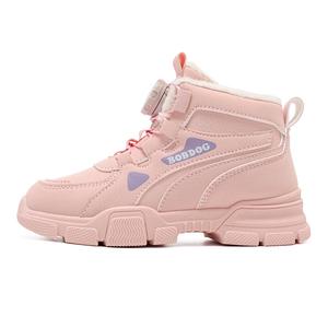 Нескользящие, износостойкие, теплые детские хлопковые ботинки для детей BOBDOG, фиолетовый