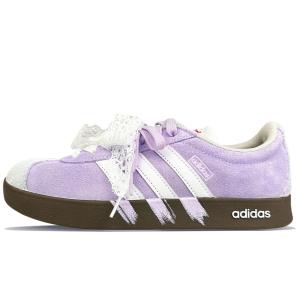 Adidas Neo ВЛ Корт Лайфстайл скейтборд обувь унисекс низкие белые светло-фиолетовые, цвет Light Purple