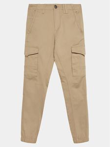 Тканевые брюки узкого кроя Jack&Jones, бежевый