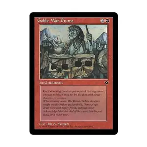 CCG Боевые барабаны гоблинов - Вер. 3 (С4), MTG - Fallen Empires