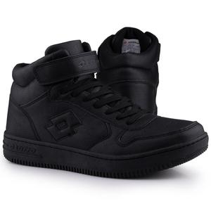 Кроссовки унисекс Lotto PALIOT MID OC, средний верх, 2400190U, чёрные