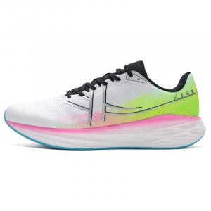 Кроссовки Speed 5.0LITE мужские низкие классические белые / неоновые голубые зеленые / неоновые цифровые розовые Xtep