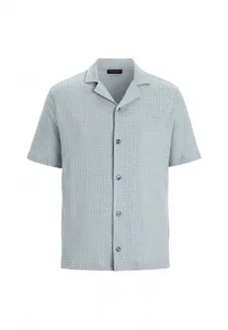 Рубашка reg ss Oscar Jacobson, Smog Blue