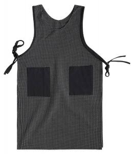 Фартук home & you Monos, черный - хлопковая ткань - 63 x 1 x 98 см