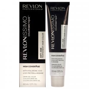 Краска для волос Revlonissimo Colorsmetique High Coverage - 923 Очень светлый жемчужный блонд от Revlon, подходит для мужчин и женщин - 2 унции, прозрачный