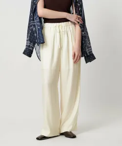 Брюки-карандаш из шамбре, белые United Arrows