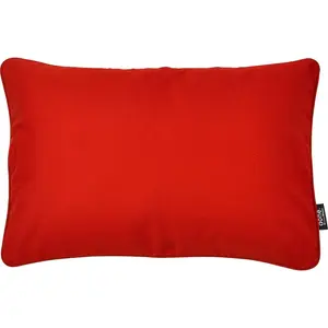 Декоративная подушка Uni однотонная, с застежкой-молнией, наволочка без наполнителя, 1 штука Done., Blutrot + unifarben