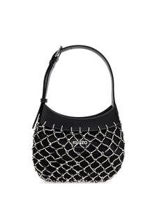 Сумка-шоппер Kenzo с сетчатым покрытием, черный