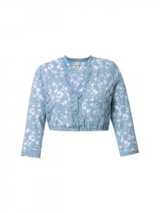 Блузка светло-бирюзового цвета Ulla Popken