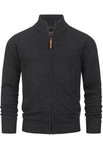 Вязаный кардиган Indicode Jeans LUT, антрацит