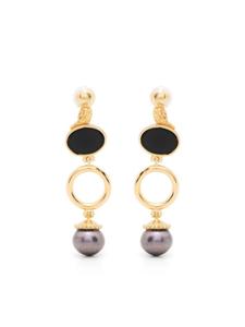 Серьги-подвески с жемчугом Gunia Project, золотой