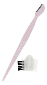 Бритва для бровей с насадкой-гребнем Inter-vion Rose Collection