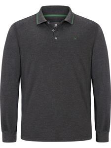 Лонгслив Jan Vanderstorm Shirt Ellis, антрацит