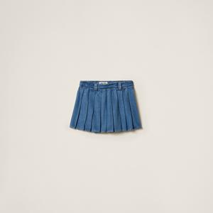 Джинсовая мини-юбка MIU MIU, синий