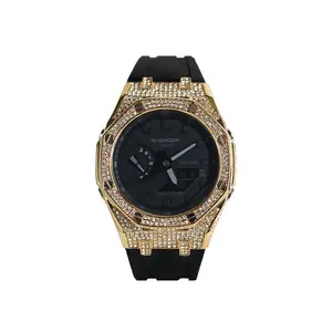 Мужские часы CASIO Liquid Crystal/Analog Dual Display Series черные