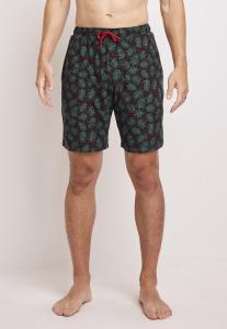 Пижамные брюки Jockey BERMUDAS, Black Holiday Hemlock/Evergreen
