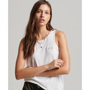 Футболка без рукавов Superdry Vintage Logo, белый