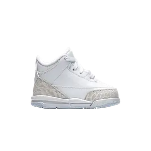Кроссовки Air Jordan 3 Retro TD 'Triple White', белый