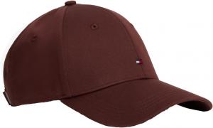 Мужская бейсболка Tommy Hilfiger из хлопка с логотипом-флагом и регулируемой высотой, Rich Walnut