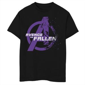 Футболка с графическим логотипом и логотипом Marvel Avengers Endgame для мальчиков 8–20 лет Avenge The Fallen Dust Licensed Character