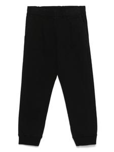 Moschino Kids габардиновые брюки, черный