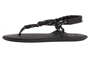 MIU MIU Женские черные сандалии на ремешках