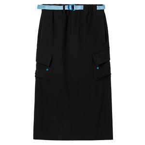 Женская повседневная длинная юбка Ellesse, светло-хаки