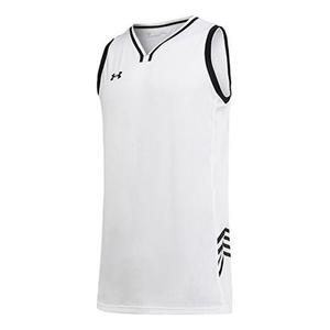 Спортивная футболка logo basketball jersey 'white black' Under Armour, белый