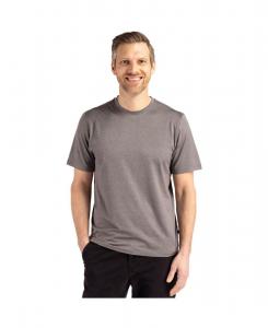 Мужская футболка с коротким рукавом Coastline Epic Comfort из переработанных материалов Cutter & Buck, Elemental grey