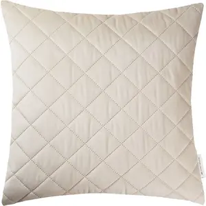 Декоративная подушка FrenchVelvet Quilt, наволочка без наполнителя, 1 шт. Tom Tailor Home, Natur/champagner/beige + gemustert
