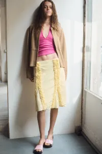 Zara 100% кожаный приталенный блейзер