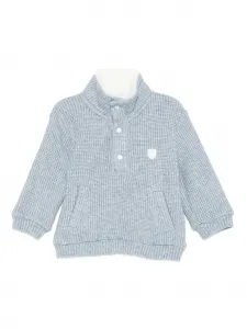 Фактурный топ хенли Patachou, синий