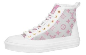 Кроссовки LOUIS VUITTON Stellar Ankle Sneakers 'Grey Pink White' Women's