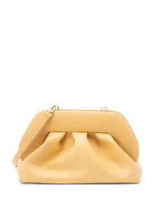 Клатч Tia со сборками Themoirè, желтый