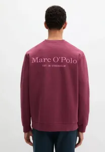 Толстовка с длинными рукавами, отделкой воротника, рисунком на спине и нашивкой на груди. Marc O'Polo, Acai Red