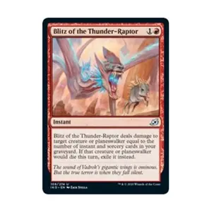 CCG Блиц Громового Раптора (U), MTG - Ikoria - Lair of Behemoths