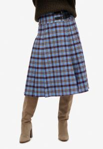Юбка Superdry & Co A-line skirt, Blue Check/Blue