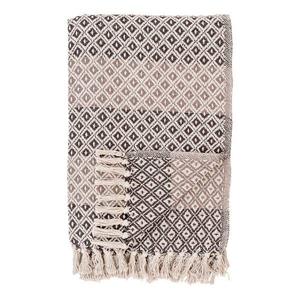 Плед House Nordic Alanya, 130x0,5x180 см цвет braun/beige