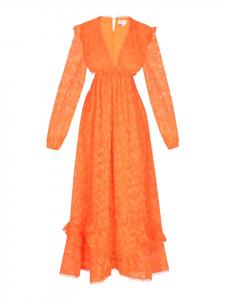 Платье до колена IZIA, оранжевый