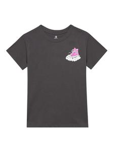 CONVERSE Футболка в темно-сером цвете