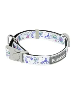 FuzzYard Лучший неопреновый ошейник для собак М FuzzYard, цвет белый