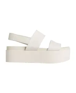 Бежевые сандалии на плоской подошве для женщин Calvin Klein Jeans, бежевый