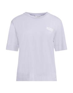 Футболка Ganni, лаймово-зеленый