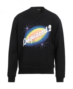 Повседневная толстовка для мужчин и женщин Dsquared2, черный